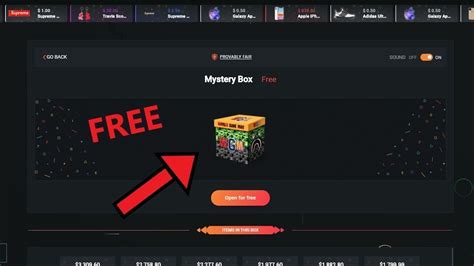 Lootie free box code - Safe income. During the mystery box creation process, you can set your own affiliate cut (which can be any value between 0% and 3%). Creating a mystery box is absolutely free, requiring no investment of your own. Every time someone opens the mystery box you created, you will receive money on Lootie deposited directly into your account.